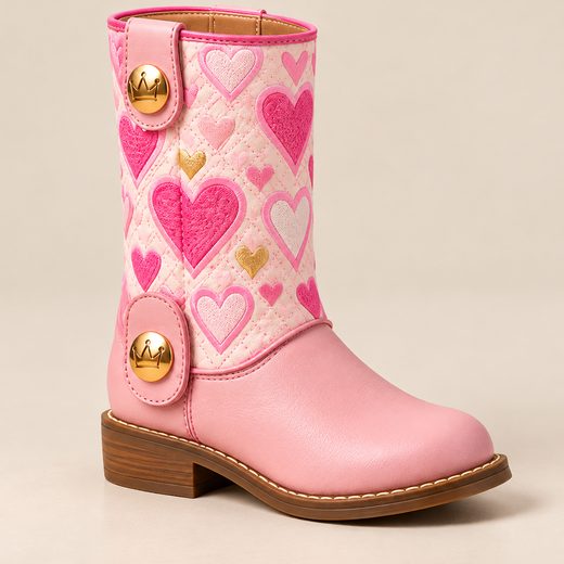 Bota Kibibi con caña corazones